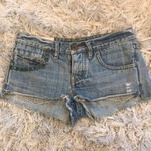 SOLD - Quicksilver jean shorts